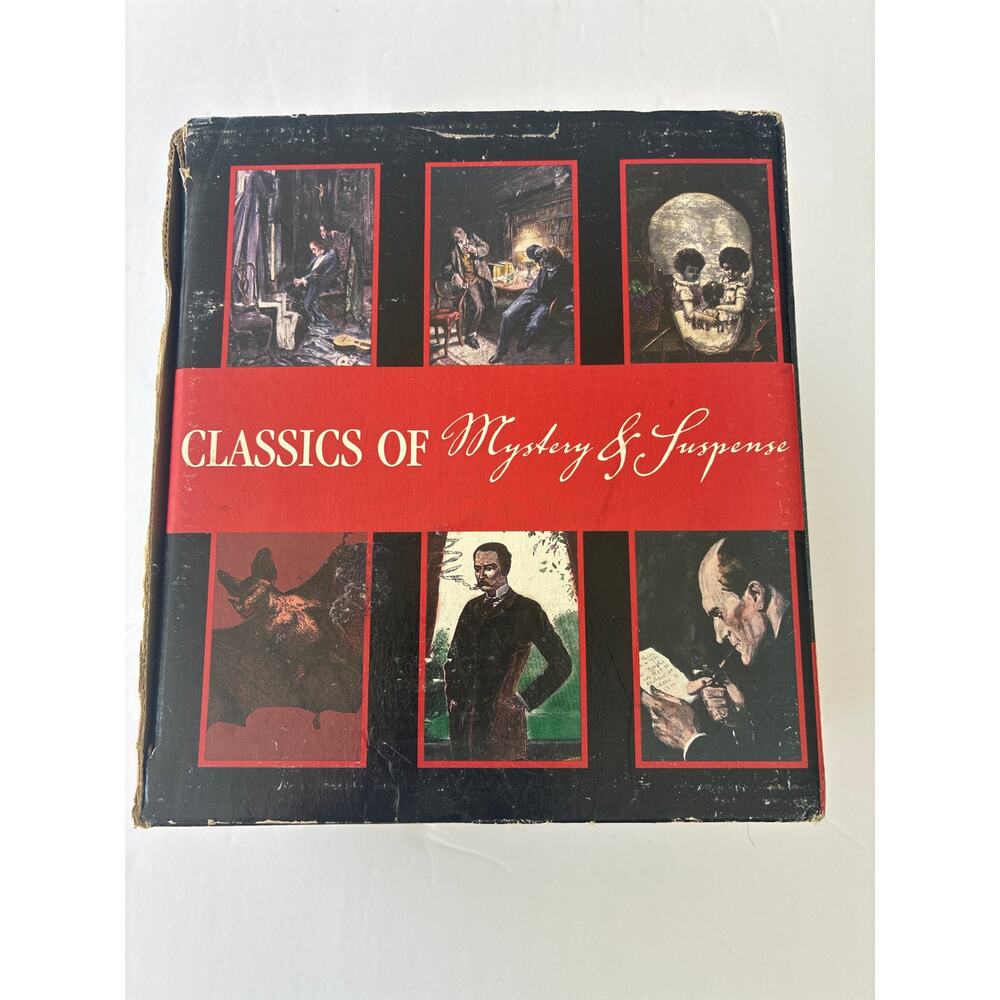 Classics of Mystery & Suspense 6 Book Box Set Dracula Sherlock Holmes Poe Christ